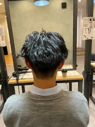 メンズ 韓国ボブ/顔周り/べ ージュ/織田百華🎀のヘアスタイル