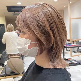 ミディアム カラー 似合わせ レイヤー須川のヘアスタイル
