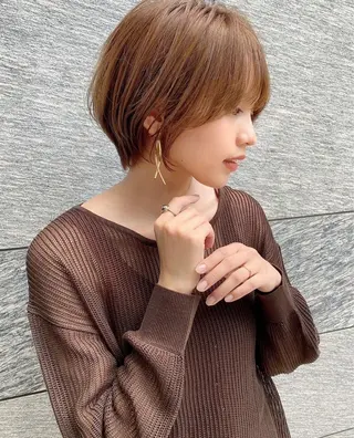 ショート カラー 韓国ヘア/髪質改善 /Harunaのヘアスタイル