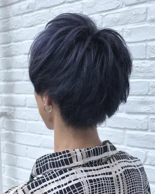 カラー メンズ レイヤーカット 古川洋之のヘアスタイル