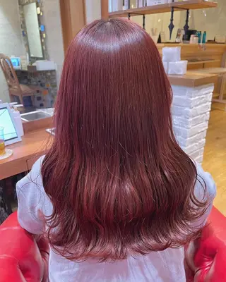 ミディアム カラー アティリー 西梅田のヘアスタイル