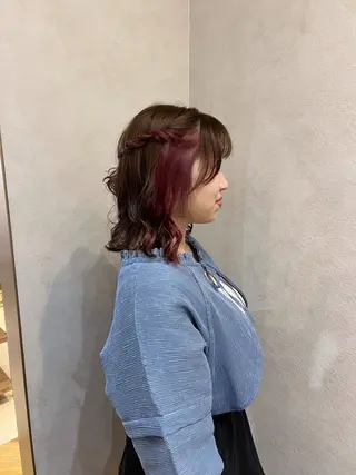 ミディアム カラー "今"だけでない美髪 KOTOMIのヘアスタイル