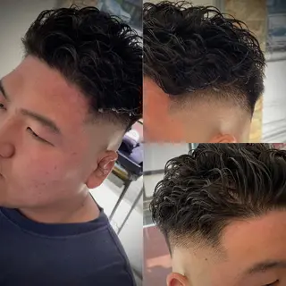 ショート メンズ メンズパーマ/ メッシュ😎タクミのヘアスタイル