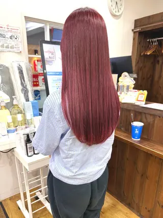 ロング カラー ヘアアレンジ 💖メンズカット モデル募集 晴香💖のヘアスタイル