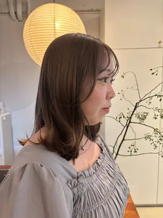 ミディアム カラー 透明感カラー /Kanon️🫧のヘアスタイル