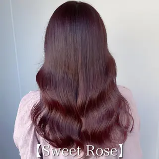 セミロング カラー ブリーチなし Wカラー🩷星野翔太のヘアスタイル