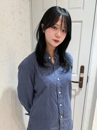 ミディアム カラー パーマ mai / linoah˚✧のヘアスタイル