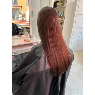 ロング 韓国ヘア×ハイトーン AYA💫のヘアスタイル