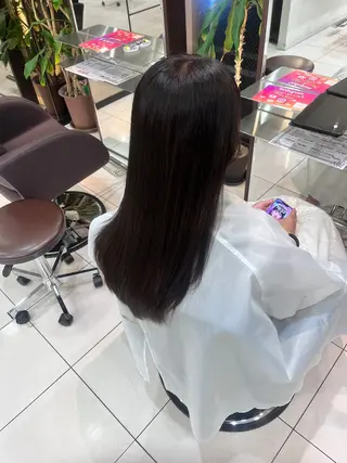 ロング カラー 石渡 瑠菜のヘアスタイル