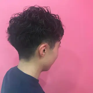 ショート パーマ メンズ Vir by browのヘアスタイル