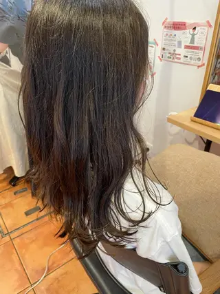 セミロング 美髪ストレート/ メンズヘア/中田海斗のヘアスタイル