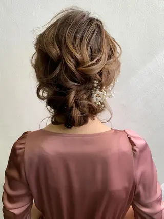 ヘアアレンジ HAIR MAKE Riza所属・谷口 弥生のヘアスタイル