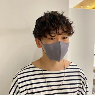 パーマ メンズ Seymour  and    Sons所属・🌷Asuka /レイヤーカット🌷のヘアスタイル