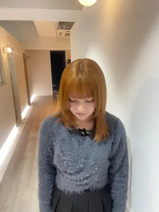 ミディアム 光岡 玲遠のヘアスタイル