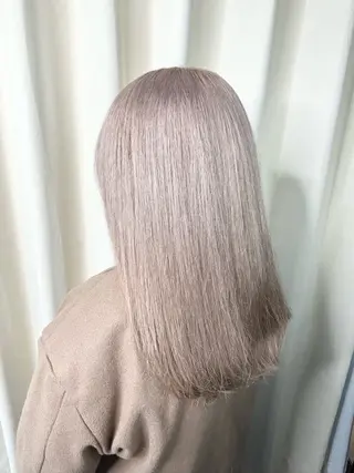 セミロング カラー ｻｲﾄｳ《艶カラー✨ メンズパーマ🌀》のヘアスタイル