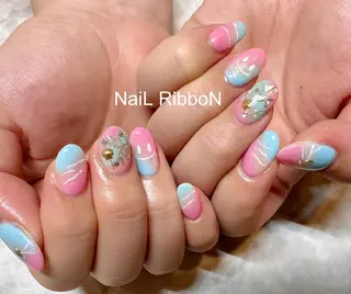 ネイル ネイルリボン 伊藤のネイルデザイン