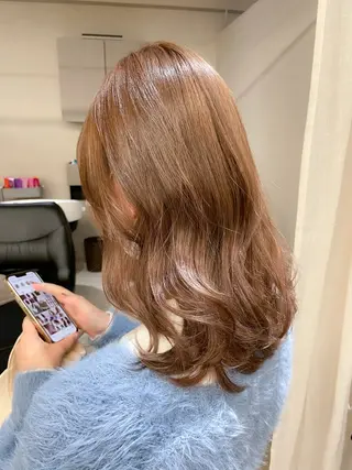 セミロング カラー Grand Link （グランリンク）のヘアスタイル