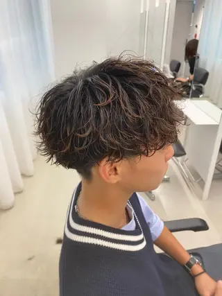 パーマ メンズ CYAN by acoron .池袋所属・メンズパーマ職人 ユキハシのヘアスタイル