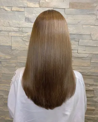 ロング パーマ 菅野 愛のヘアスタイル