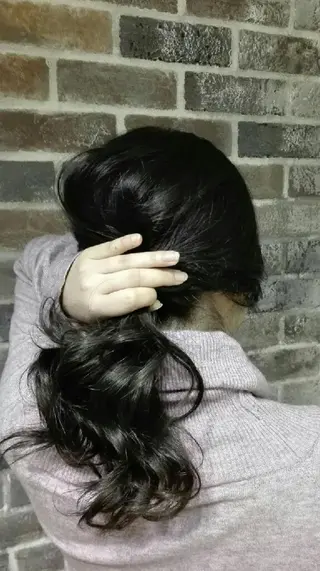 セミロング カラー パーマ ヘアアレンジ メンズ キッズ ネイル マツエク・マツパ Beauty&Relaxation MEGUMI所属・MEGUMI megumiのヘアスタイル