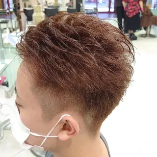 ショート カラー メンズ 大卒美容師  一ノ瀬 凌のヘアスタイル