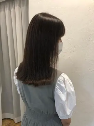 ロング カラー パーマ ヘアアレンジ メンズ キッズ ネイル マツエク・マツパ アイブロウ お洒落パーマ/ボブ ❄️Tomoka❄️のヘアスタイル