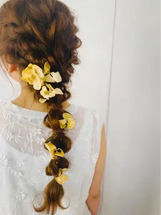 ヘアアレンジ シェアサロン糸所属・おおはし ひかりのヘアスタイル