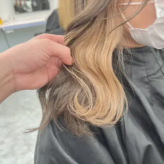 ミディアム カラー 韓国スタイル🇰🇷 トレンドレイヤー🪡のヘアスタイル