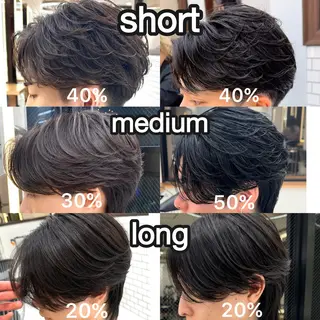 パーマ メンズ miyu’s渋谷所属・高崎 堅心のヘアスタイル