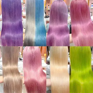 ロング カラー Chérie所属・Chérie 渋谷/カラーサロンのヘアスタイル