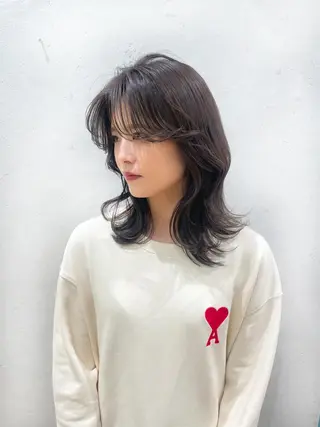 ミディアム 産休中2026.4月 復帰予定/野崎華代のヘアスタイル