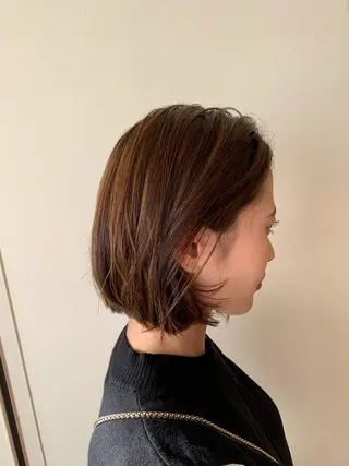 ミディアム 組藤 沙奈のヘアスタイル