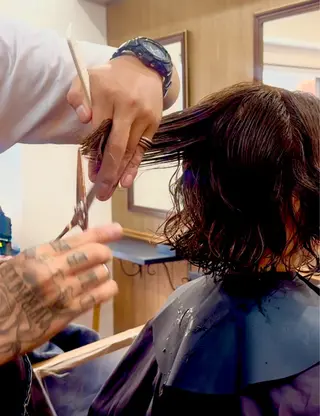 ミディアム メンズ キッズ Thing One Likes所属・YUTO ⭐️のヘアスタイル