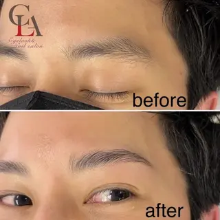 メンズ アイブロウ crealaLuce 下関店のマツエク・マツパデザイン