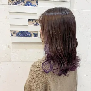 ミディアム 💘カラー人気No. 1💘SAYAのヘアスタイル