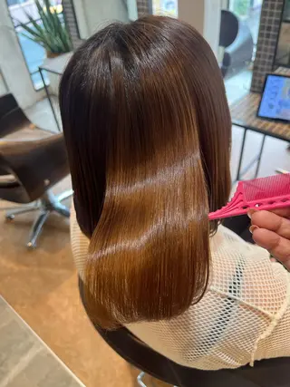 ミディアム 【Hwyl】ヒュイル八王子【髪質改善】所属・✨髪質改善✨艶髪✨ MARIのヘアスタイル
