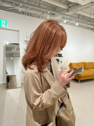 セミロング カラー ✨メンズ/パーマ/ 三宅 昌太✨のヘアスタイル