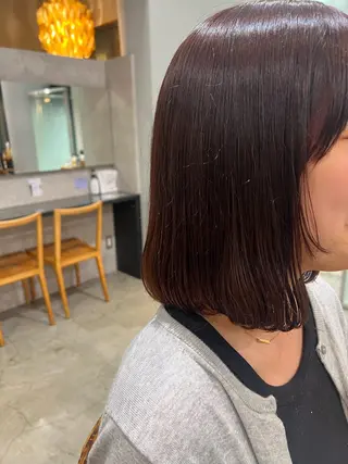 ミディアム パーマ Cura hikari🐣のヘアスタイル