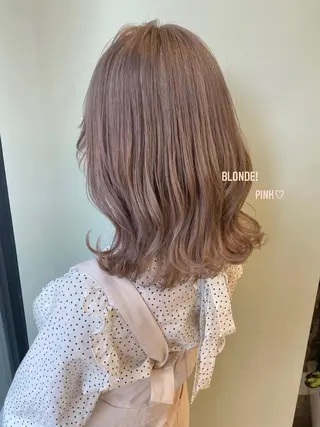 ミディアム カラー SALOWIN所属・risa/ 名古屋美容室のヘアスタイル