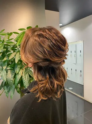 ヘアアレンジ 暖色カラー /ヘアアレンジ/花鈴のヘアスタイル