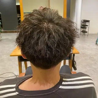 パーマ メンズ 松本 直也のヘアスタイル