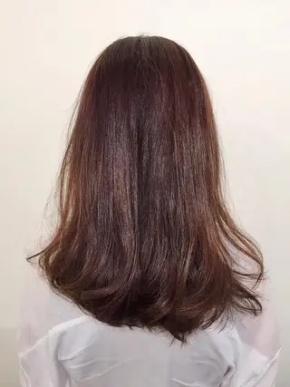 ロング カラー 高浜 夕海のヘアスタイル