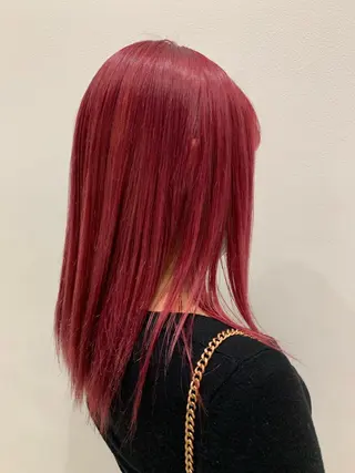 ロング 🍀ケアブリーチ カラー🍀坂井のヘアスタイル