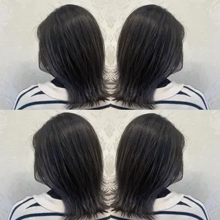 ミディアム ココロ☀️ CLUTCH天王寺店のヘアスタイル