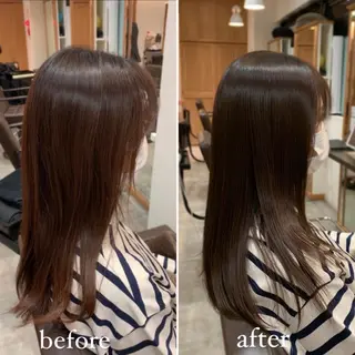 ロング カラー 中村 研介のヘアスタイル
