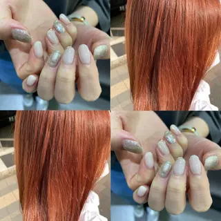 カラー ネイル 艶髪カラー🫧 髪質改善🪽萩原のヘアスタイル