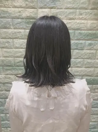 ミディアム 韓国ヘア ♡tomimaのヘアスタイル