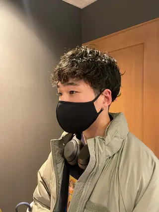 パーマ メンズ EIGHT 野々市 イトウミサキのヘアスタイル