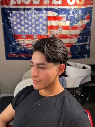 ミディアム SON＆MARLEY'S BAR BER所属・江口 沙良のヘアスタイル