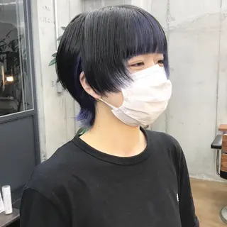 ショート カラー ✂︎ウルフ・ショート ✂︎MIKUNIのヘアスタイル